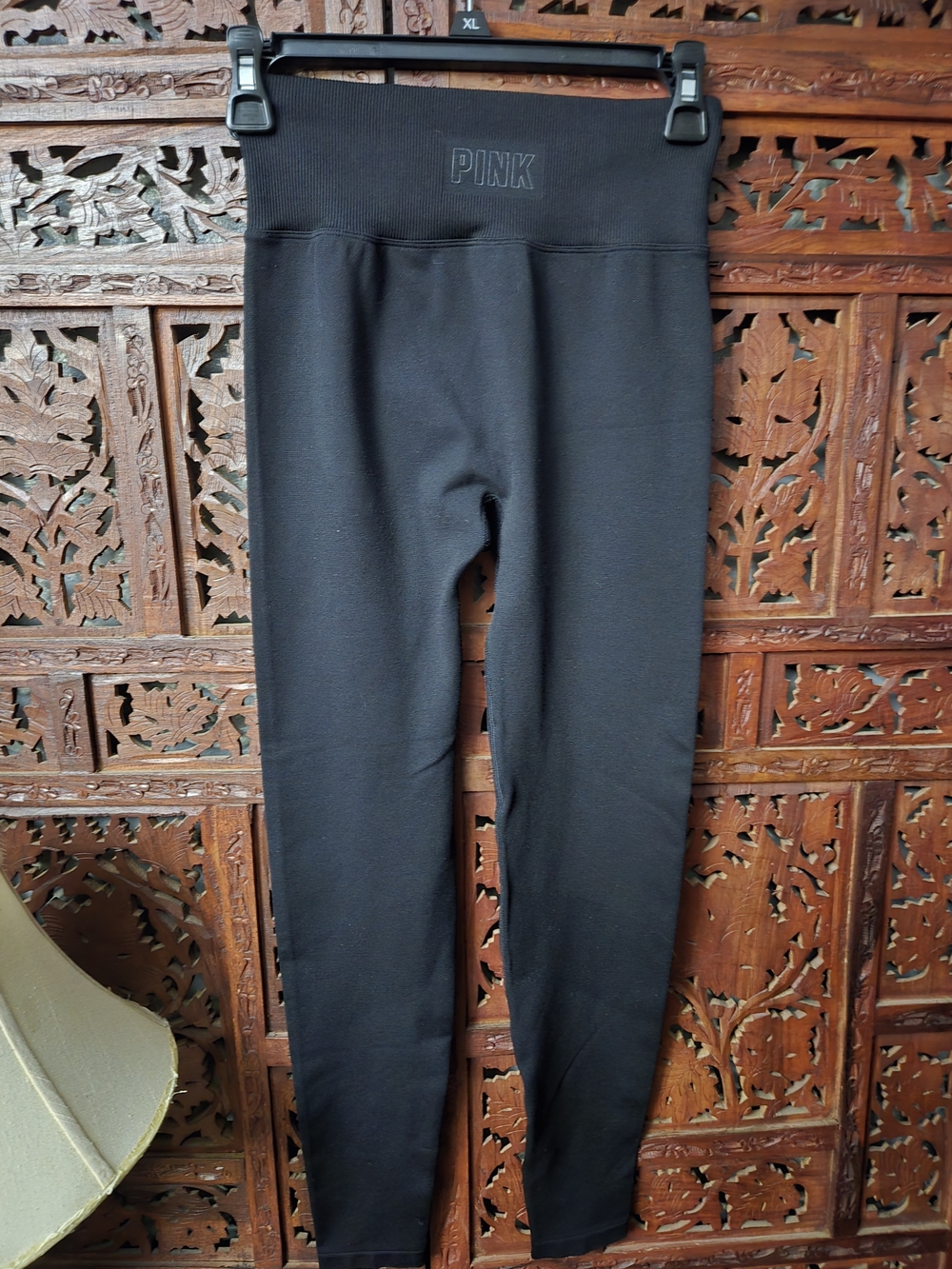 PINK High-Waist Black Leggings